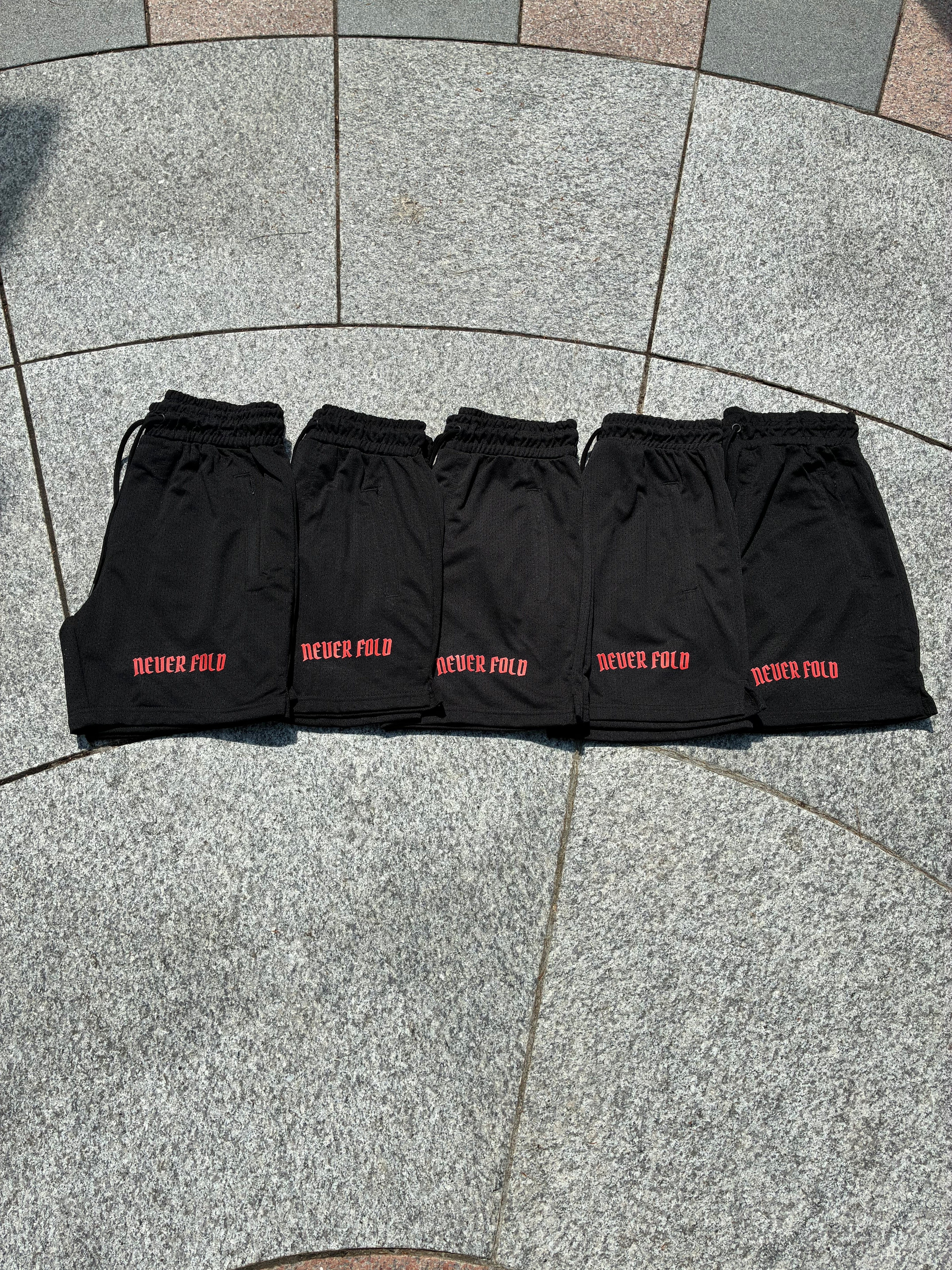 Never Fold Signature Mesh Shorts