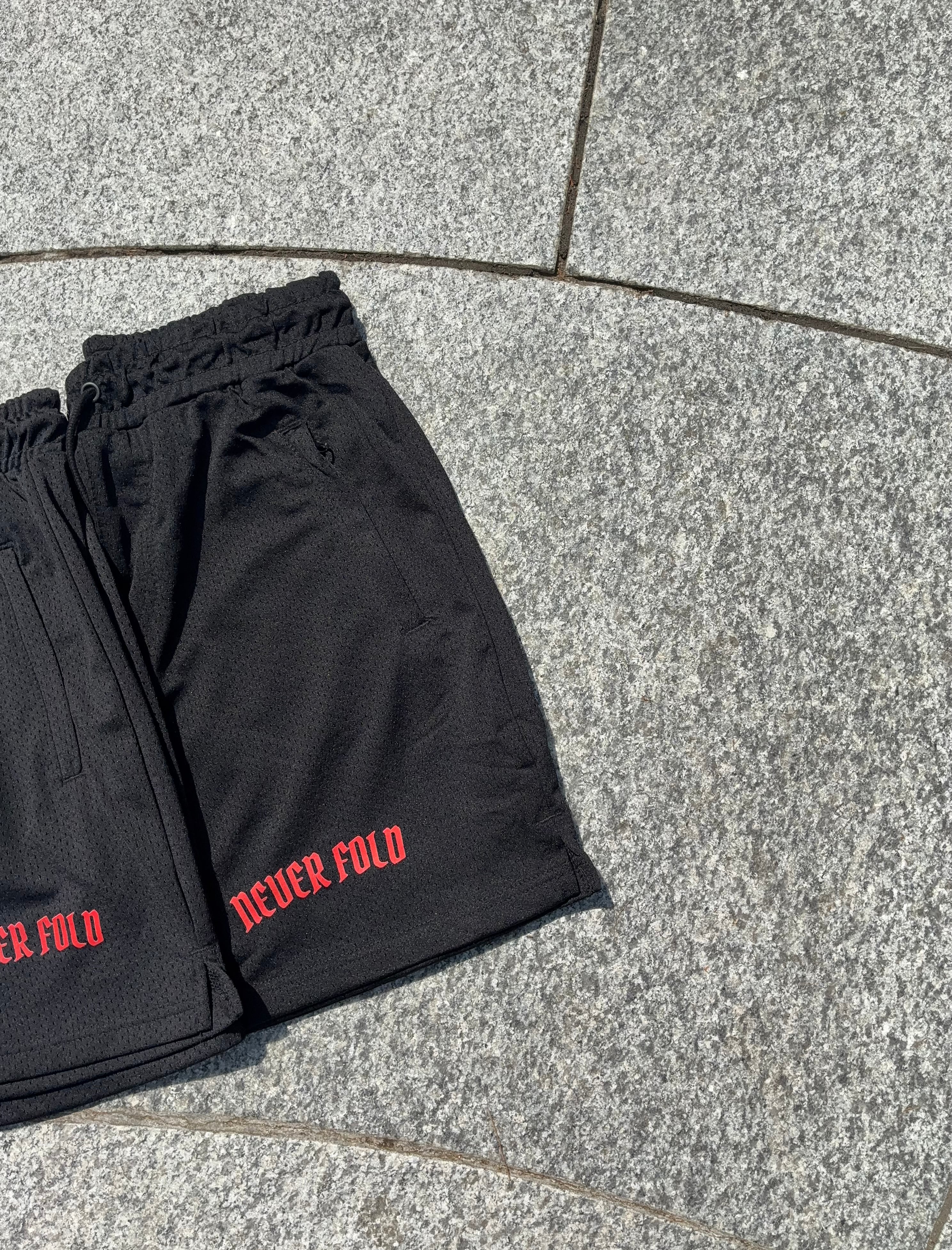 Never Fold Signature Mesh Shorts